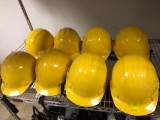 8- Yellow Bullard Advent A1 & A2 rescue helmets w/ chin strap