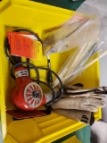 Miscellaneous tote with leather gloves Master Heat Gun and more