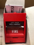 Lot of 6 fire alarm stations