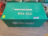 Looks like it is possibly a GREENLEE 1531/23274 STORAGE BOX