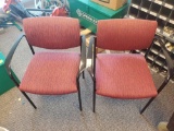 2 chairs marked steelcase