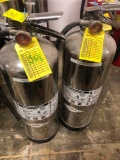 Lot of 2 Amerex water cans still charged / out of date