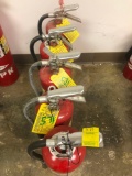 Lot of 5 ABC fire extinguishers- out of date