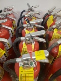 Lot of 5 Dry Chemical Fire Extinguishers Charged but out of date