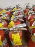 Lot of 5 Dry Chemical Fire Extinguishers Charged but out of date