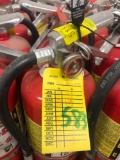 Lot of 5 ABC fire extinguishers- dry chemical out of date-