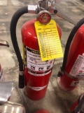 Lot of 5 ABC fire extinguishers- dry chemical out of date-