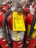 Lot of 5 ABC fire extinguishers- dry chemical out of date-