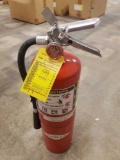 Lot of 5 Dry Chemical Fire Extinguishers Charged but out of date
