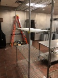 4 tier stainless shelving unit