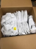 Box of white medium Canmax coveralls quantity unknown