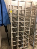 Commercial kitchen food storage racks