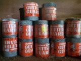 12 rolls of 25' Aluminum gutter guard