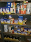 Lot misc. oil filters, gaskets, castle oil filters, snake and other auto pa
