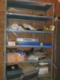 Full rack of misc items, heavy equipment teeth,gas magnum struts, gaskets,h