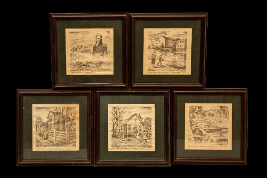 Vintage Huntsville Firsts Old Huntsvile Alabama Historical Framed Prints by Monroe, Huntsville Theme