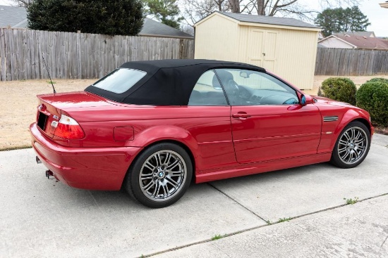 2001 BMW M3 - C Convertible With Sporty 6 Speed Manual Transmission VIN # WBSBR934X1EX20307