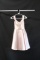 Alyce Paris Pink Satin Cocktail Dress Size: 0