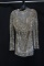 Macduggal 2 Piece Gold Sequin Mini Dress Size: 6