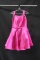 Jovani Hot Pink Cocktail Dress Size: 12