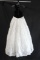 Macduggal Black And White Full Length Dress Size: 6