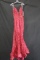 Jovani Red Sparkly Full Length Dress Size: 0