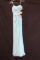 Faviana Light Blue Full Length Dress With Side Cut Outs Size: 0