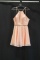 Faviana Pink Backless Mini Dress Size: 4