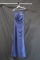 Faviana Blue Full Length Dress Size: 8