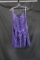 Jovani Purple Cocktail Dress With Beading Size: 10