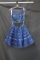 Tony Bowls Blue Two-piece With Tulle Skirt Size: 6