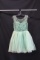 Roxcii Mint Green Cocktail Dress With Beaded Bodice Size: No Size Informati