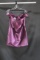 Alyce Paris Purple Satin Two-piece Size: 8