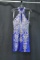 Jovani Cobalt Blue Halter Cocktail Dress With Sequins Size: 12