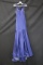 Ashley Lauren Blue Full Length Dress Size: 4