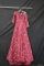 Portia And Scarlett Red Patterned Full Length Dress Size: No Size Informati