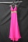 Blush Prom By Alexis Pink Full Length Dress With Beaded Accents Size: 0