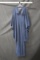 Jovani Blue Long Sleeved Sparkly Full Length Dress Size: 0