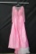 Alexandria Couture Pink Long Sleeved Full Length Dress Size: 10