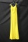 Ashley Lauren Yellow Full Length Dress Size: 8