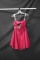 Alyce Paris Pink Strapless Cocktail Dress With Beaded Accents Size: 2