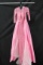 Alexandria Couture Pink Long Sleeved Full Length Dress Size: 14