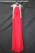 Dave And Johnny Red Full Length Dress With Beaded Accents Size: 13/14