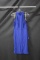 Ieena For Macduggal Blue Cocktail Dress Size: 4