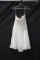 Modern Maids White Strapless Cocktail Dress Size: 12