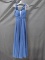 Faviana Blue Full Length Dress Size: 2