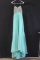 Angela And Alison Teal Strapless Jeweled Gown Size: 6