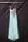 Vm Collection Mint Green Strapless Full Length Dress With Beading Size: 4