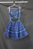 Tony Bowls Blue Two-piece With Tulle Skirt Size: 6