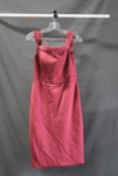 Abby Paris Maroon Mid Length Dress Size: 10